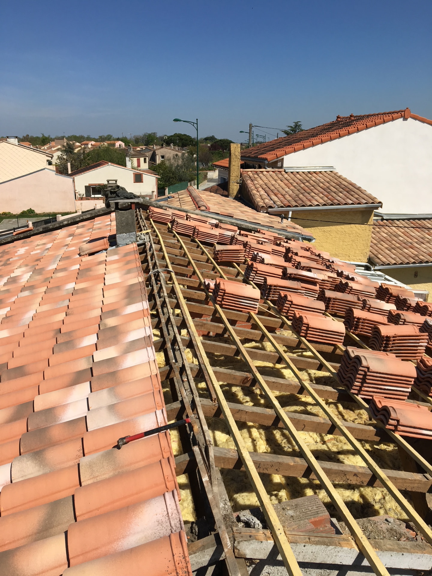 Remplacement d’une toiture en tuiles à Colomiers